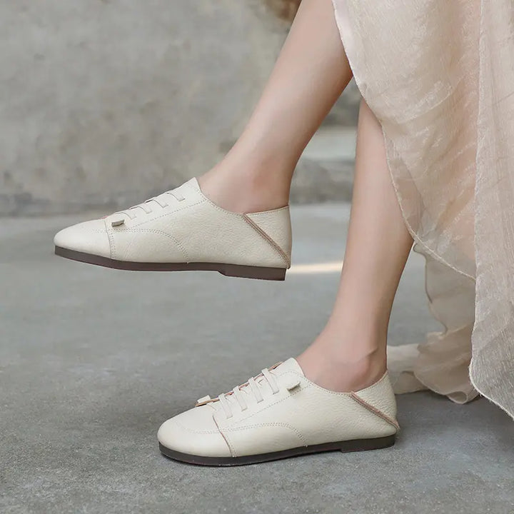 Kallix - Zapatillas de Cuero Retro Confortables
