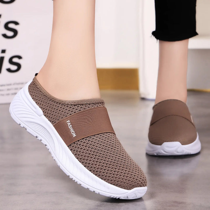 Nymra - Breathable Mesh Slip-Ons Women&