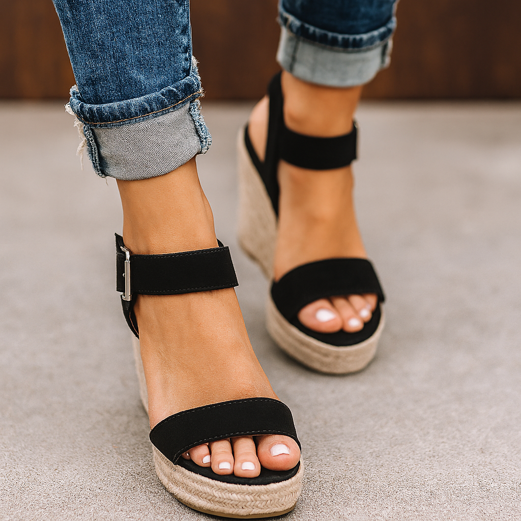 Open Toe Wedge Sandals