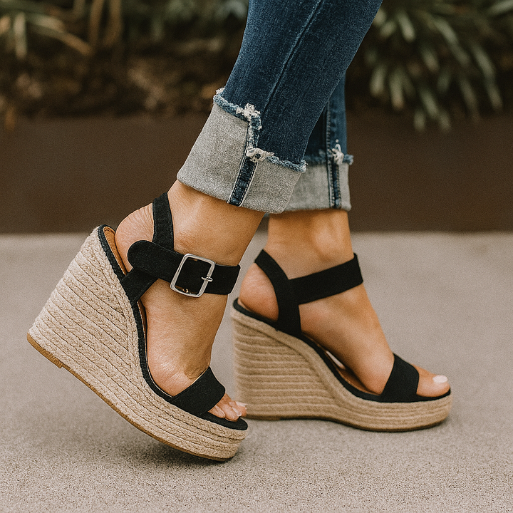 Open Toe Wedge Sandals