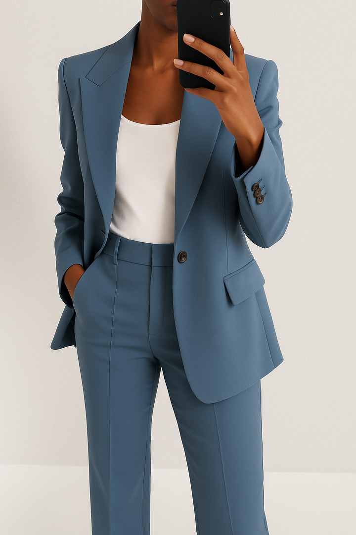 Tailored Blazer and Trouser Suit Set