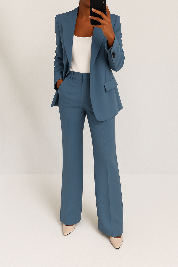 Tailored Blazer and Trouser Suit Set