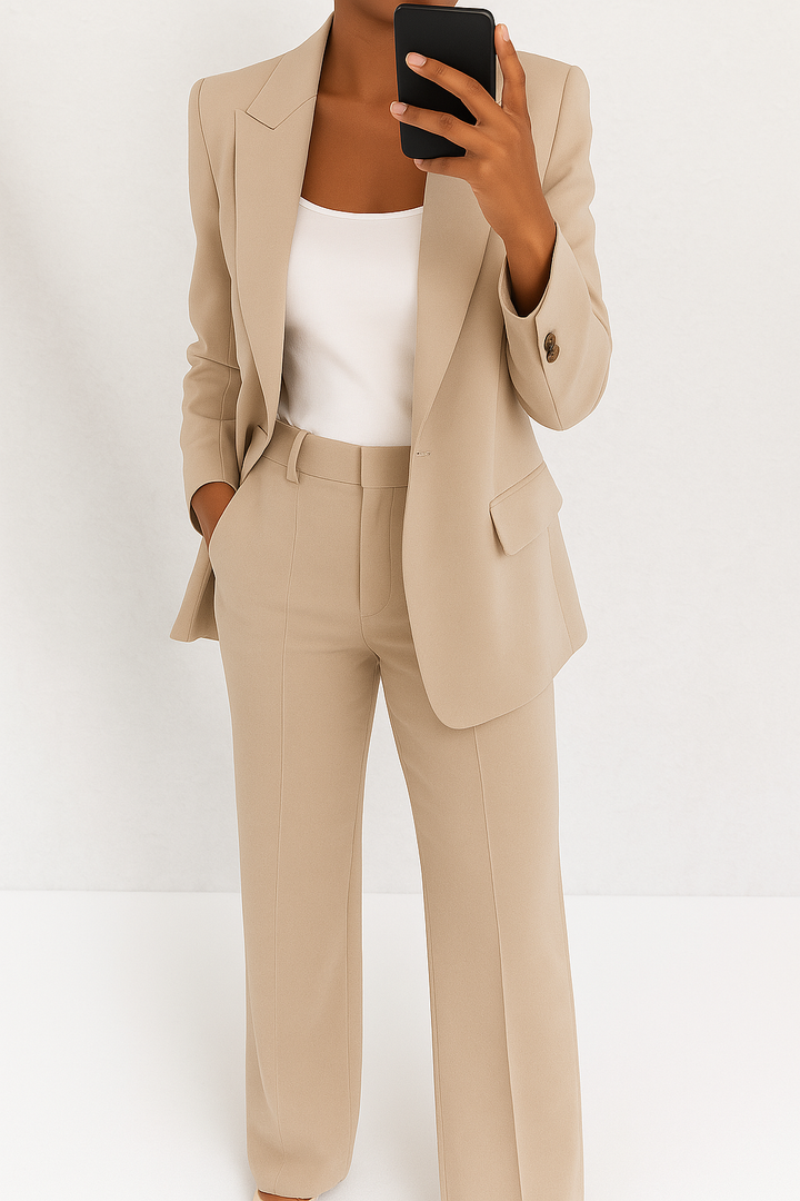 Tailored Blazer and Trouser Suit Set
