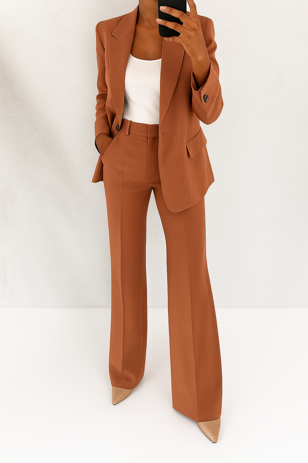 Tailored Blazer and Trouser Suit Set
