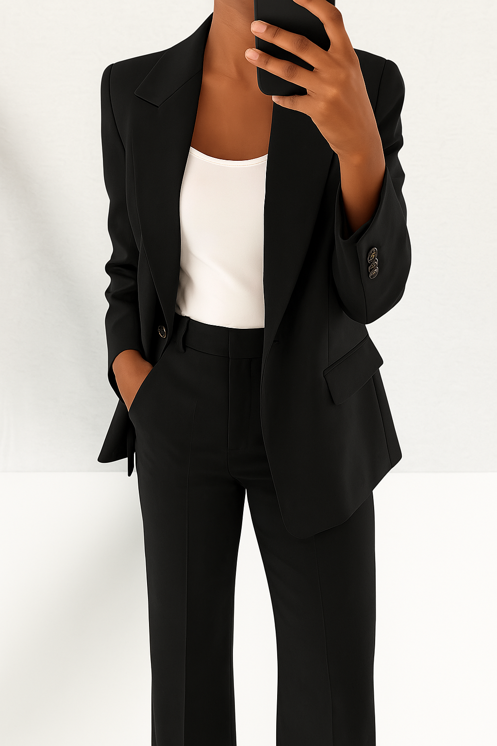 Tailored Blazer and Trouser Suit Set