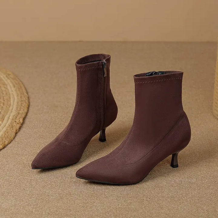 Zyphra - Chic Stiletto Ankle Boots