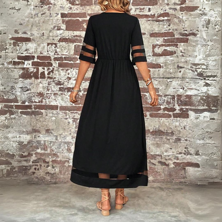 Trixie Cotton Blend Maxi Dress