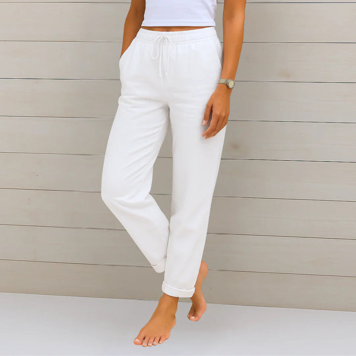Linen Stretch Pants