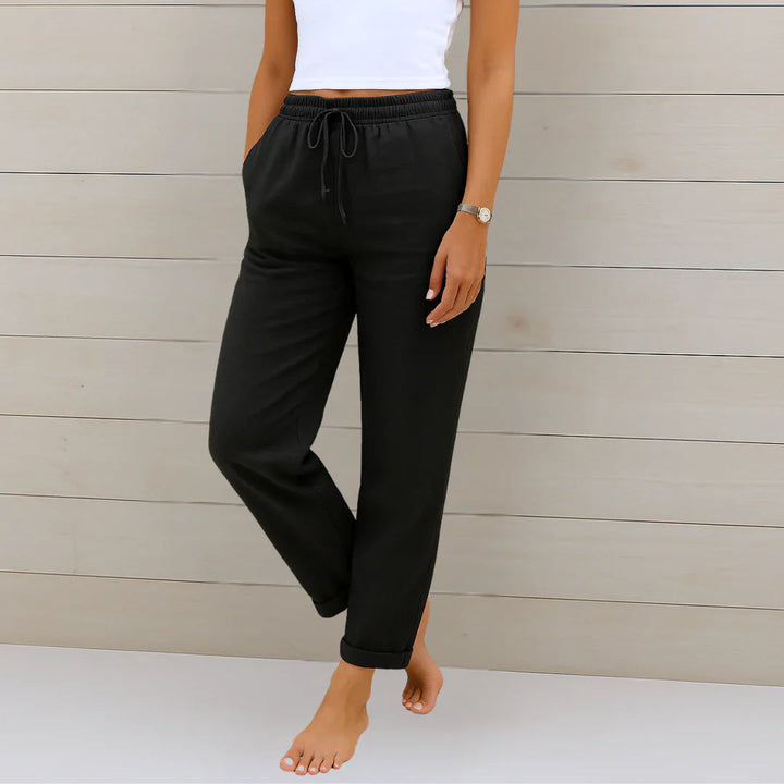 Linen Stretch Pants