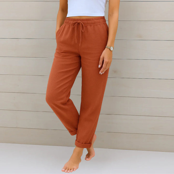 Linen Stretch Pants