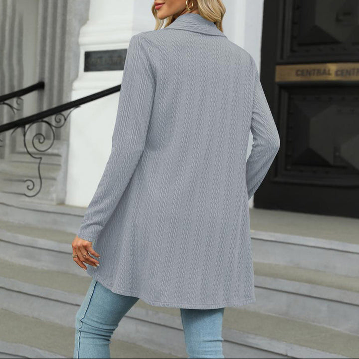Open Front Long Cardigan