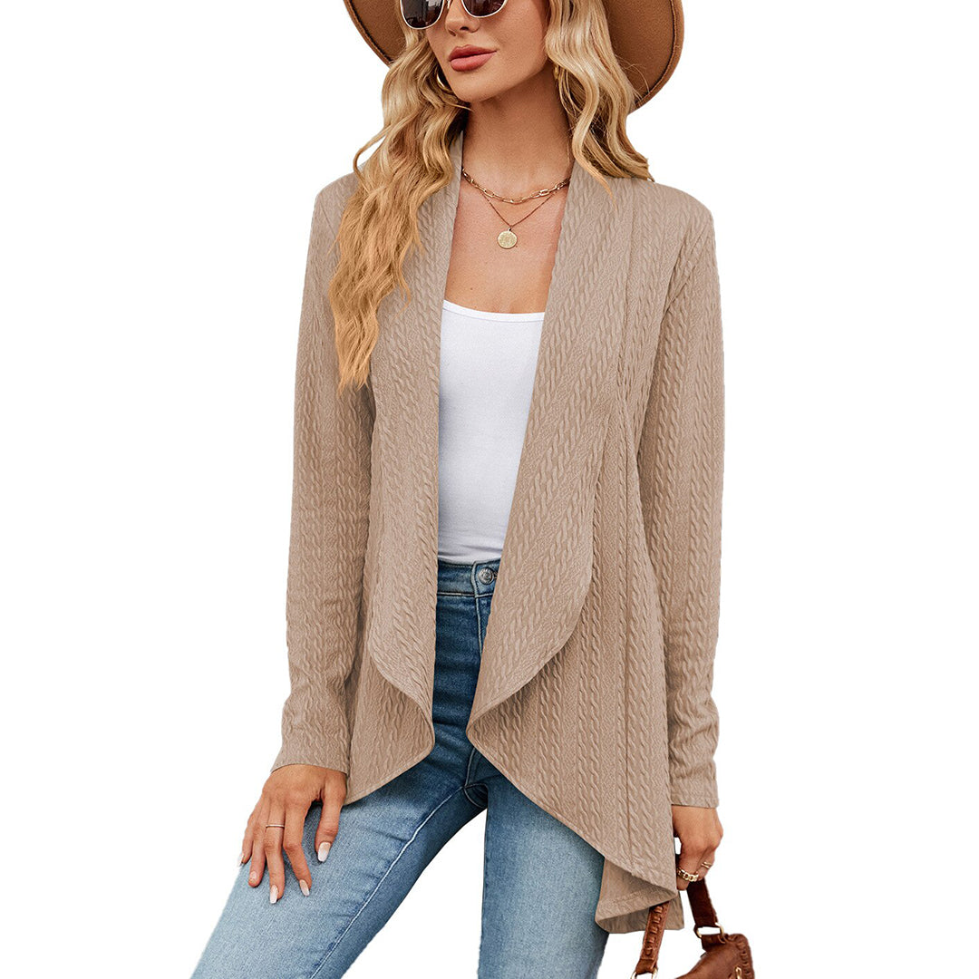 Open Front Long Cardigan