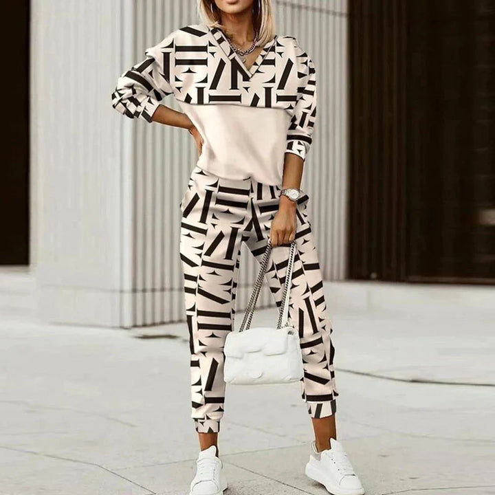 Women’s Modern Casual Zipper Tracksuit
