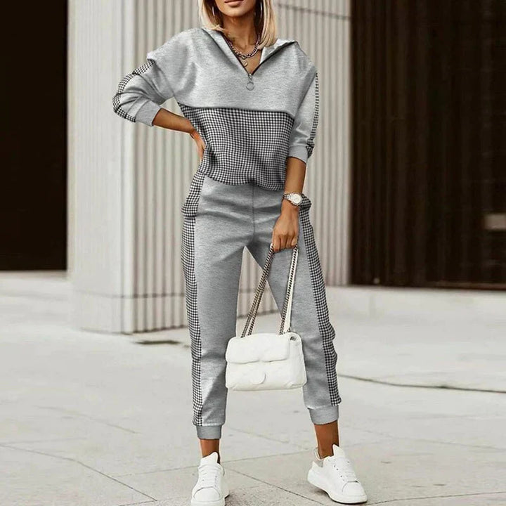 Women’s Modern Casual Zipper Tracksuit