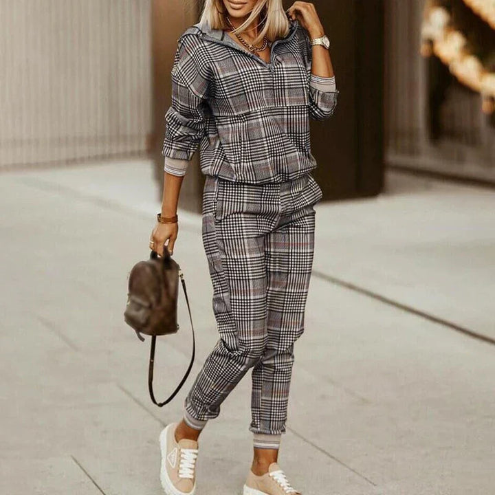 Women’s Modern Casual Zipper Tracksuit