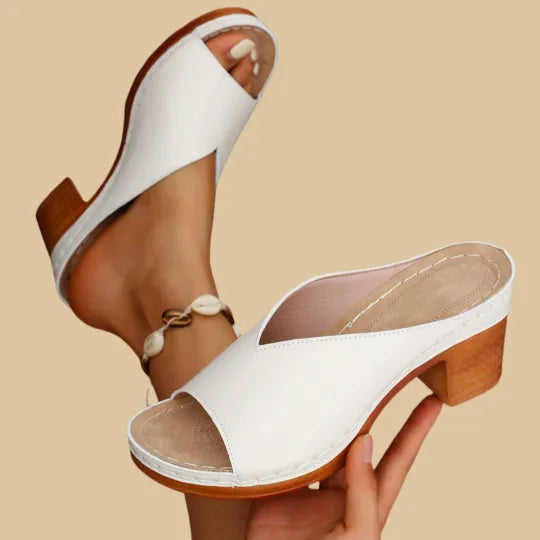 Chunky Orthopaedic High-Heel Sandals