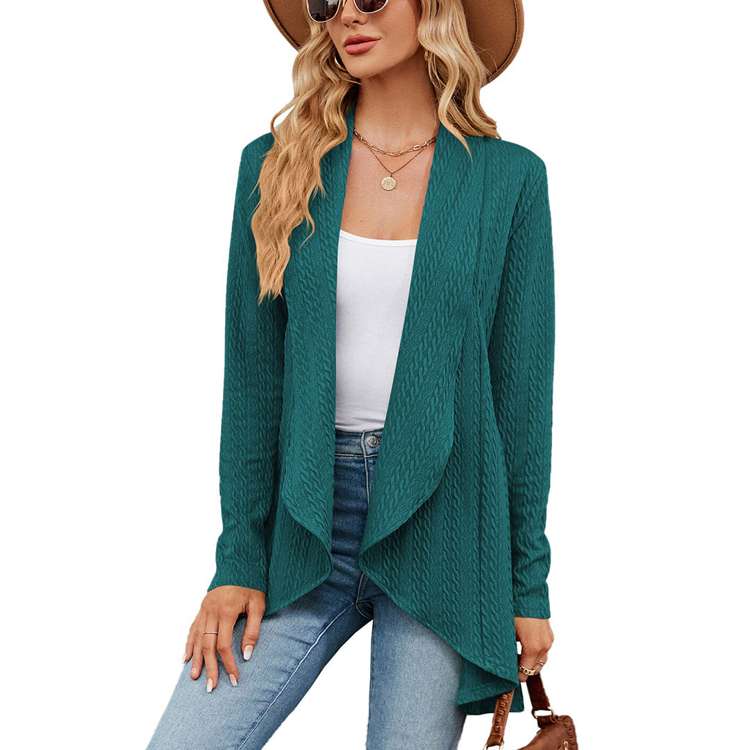 Open Front Long Cardigan