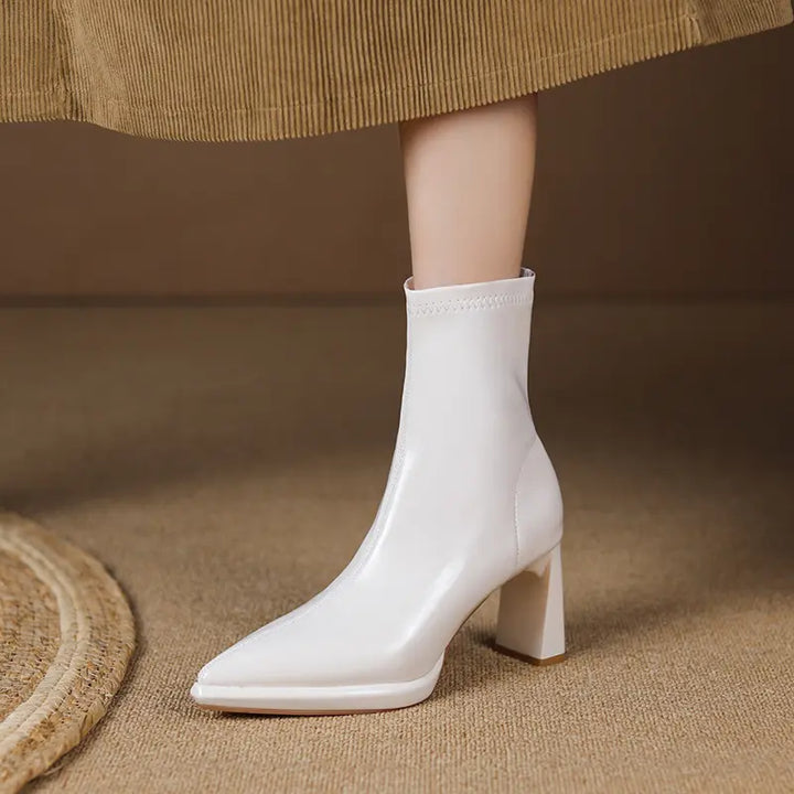 Kryllix - Patent Leather Ankle Boots