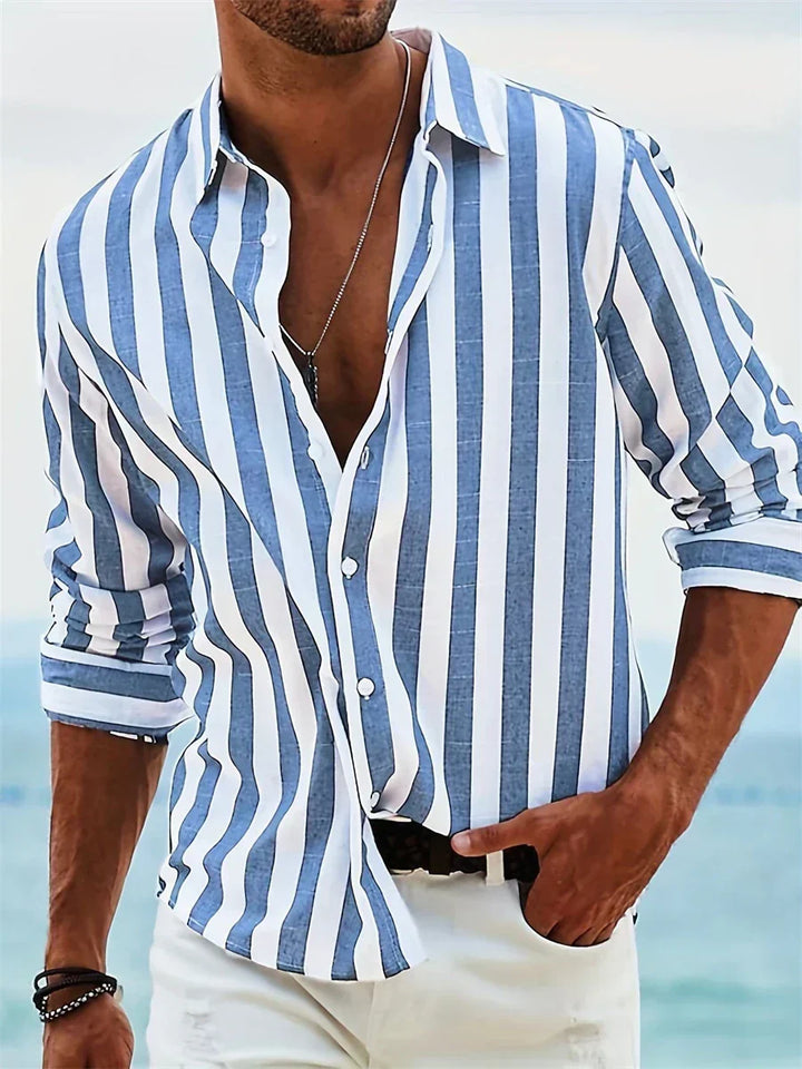 Striped Relaxed Summer Shirt