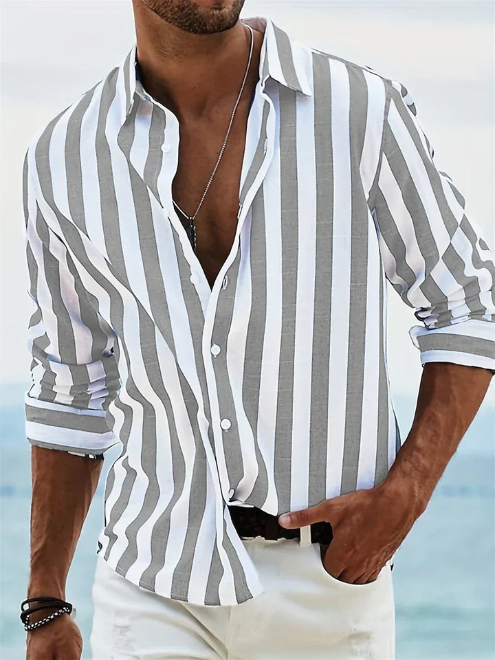 Striped Relaxed Summer Shirt