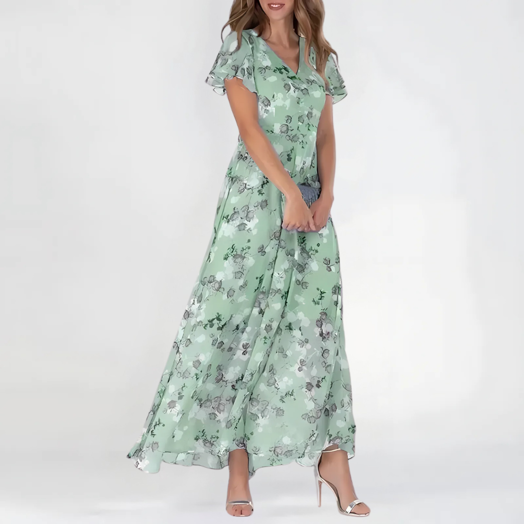 Floral Print Midi Dress