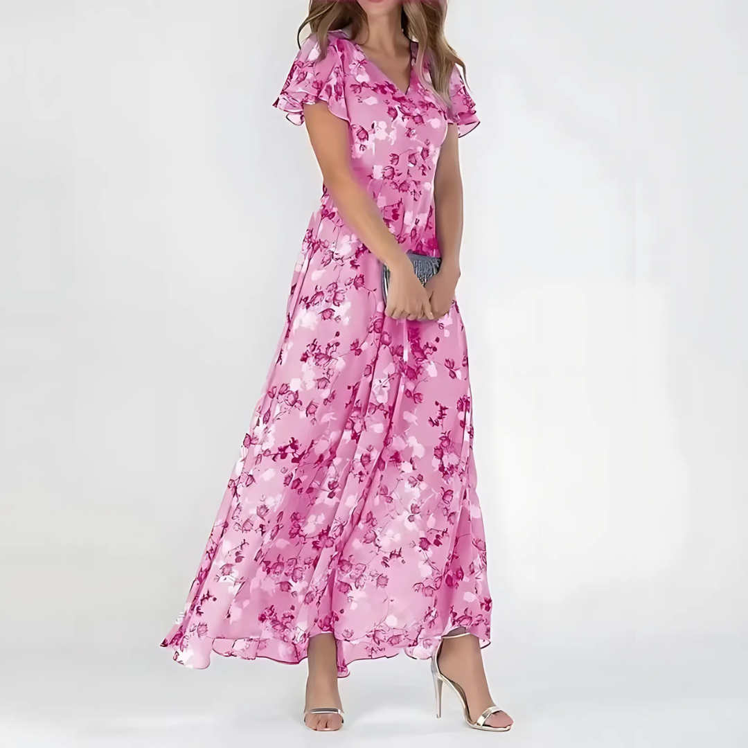 Floral Print Midi Dress