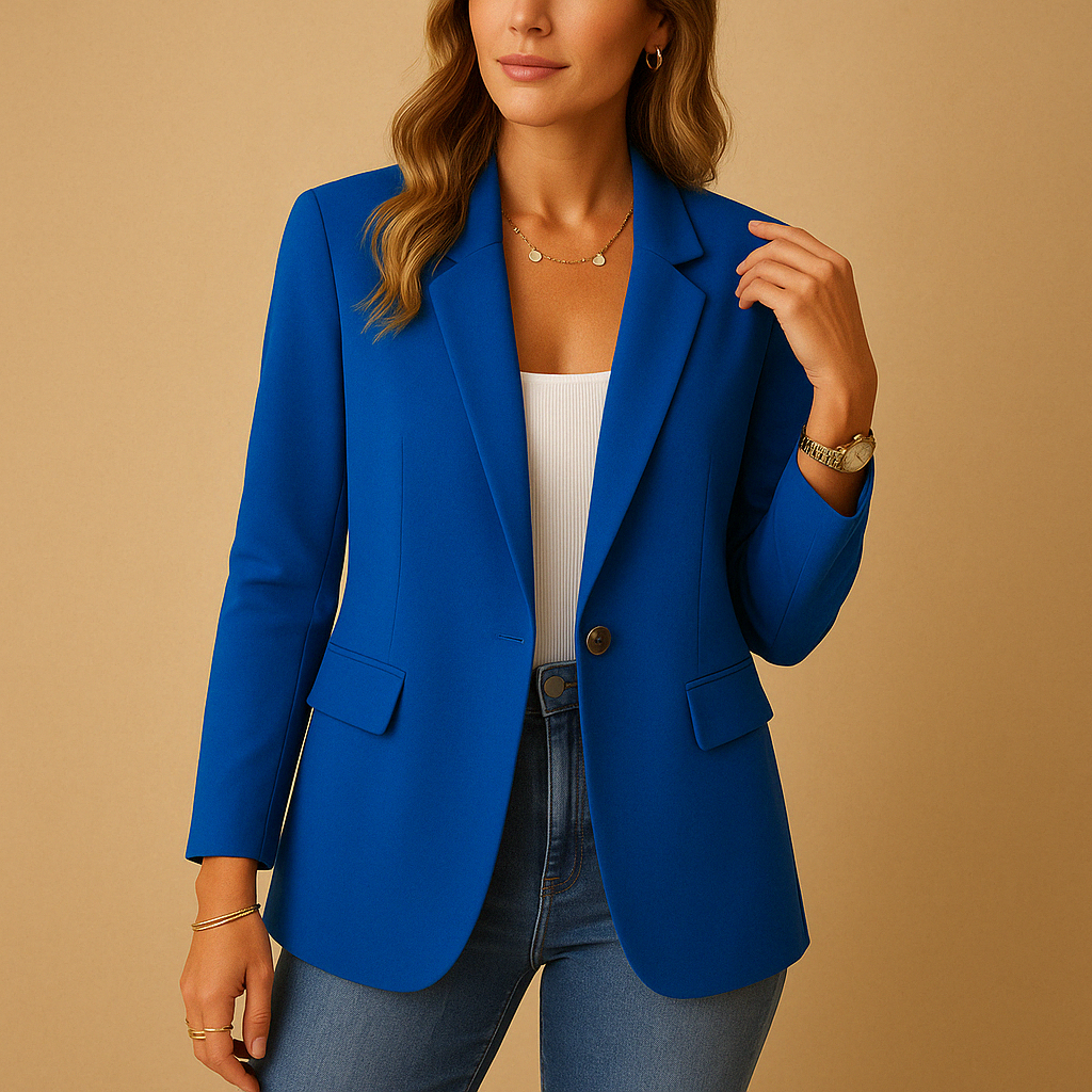 Fitted Tailored Blazer Jacket
