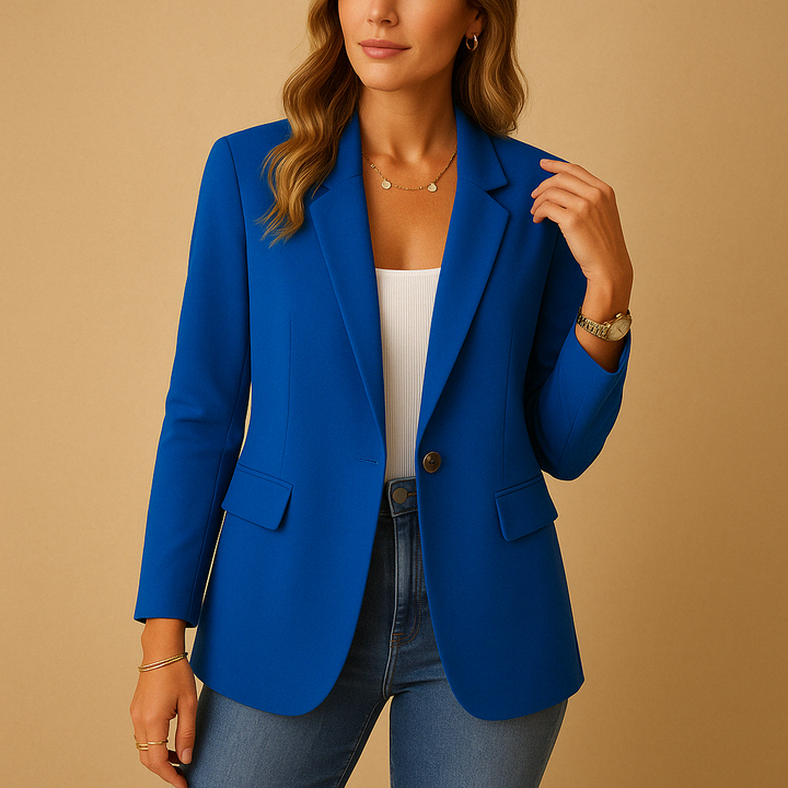 Fitted Tailored Blazer Jacket
