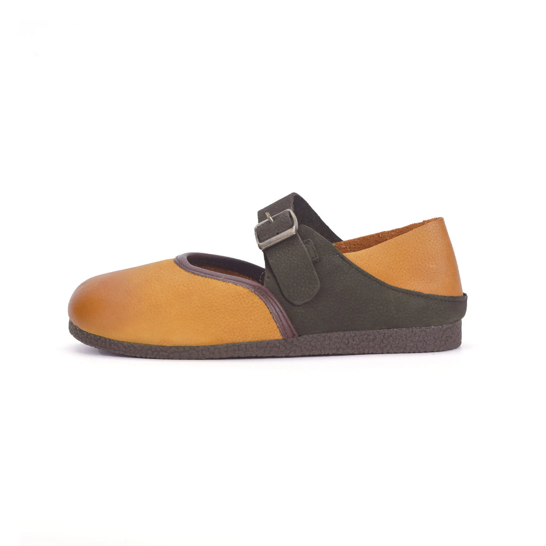 Nylos - Chic Leather Flats, Versatile Style