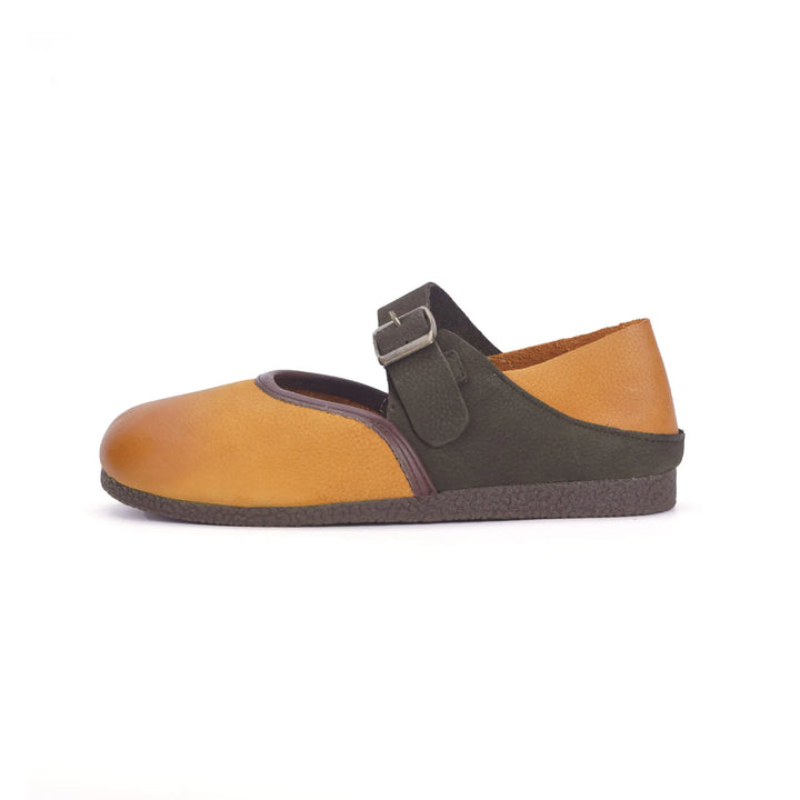 Nylos - Chic Leather Flats, Versatile Style