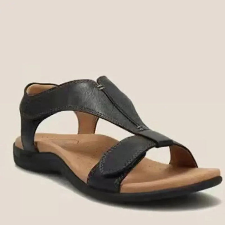 Cross-Strap Open-Toe Sandals