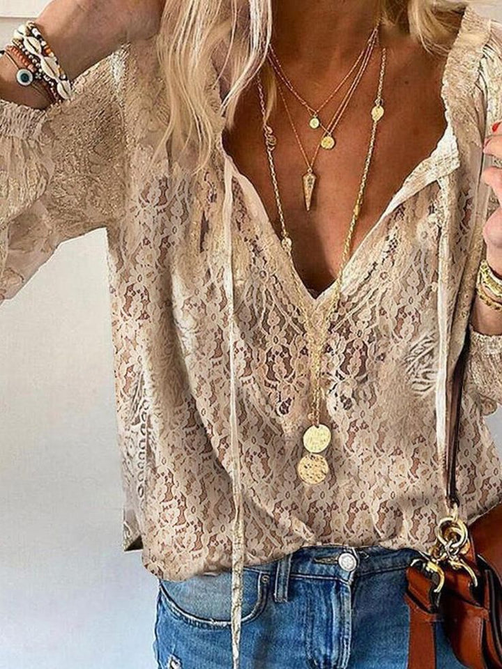 Boho V-Neck Blouse