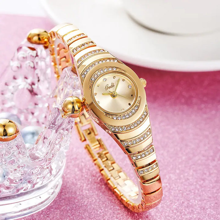 Elegant gold-tone women&