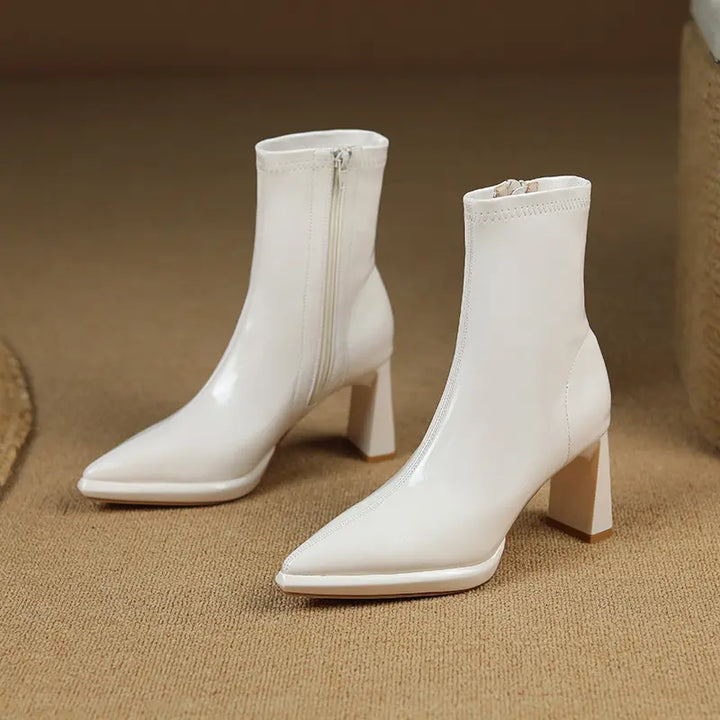 Kryllix - Patent Leather Ankle Boots