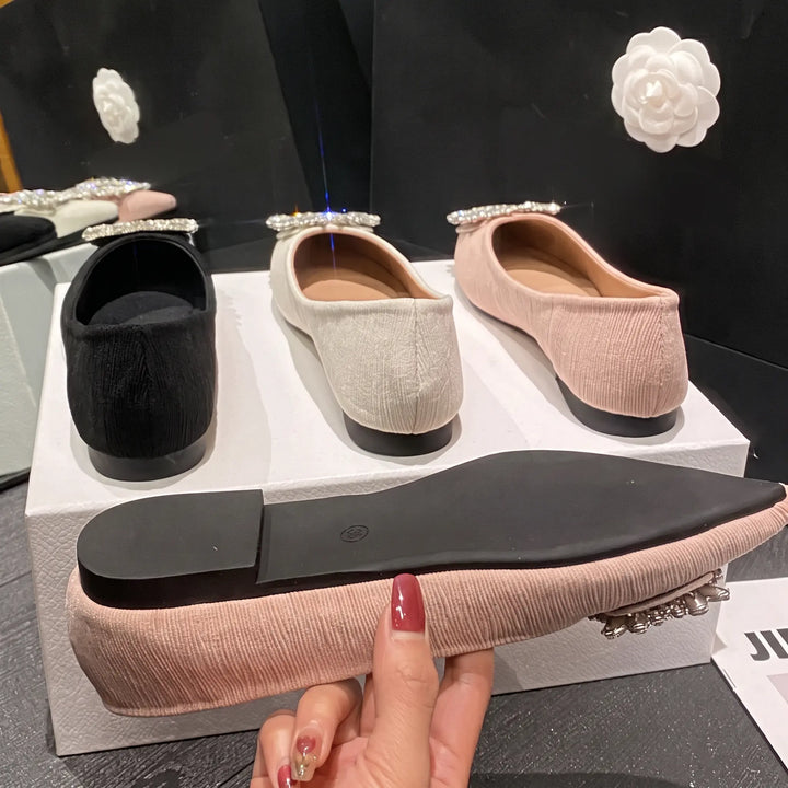 Kaelan - Embellished Pointed Flats