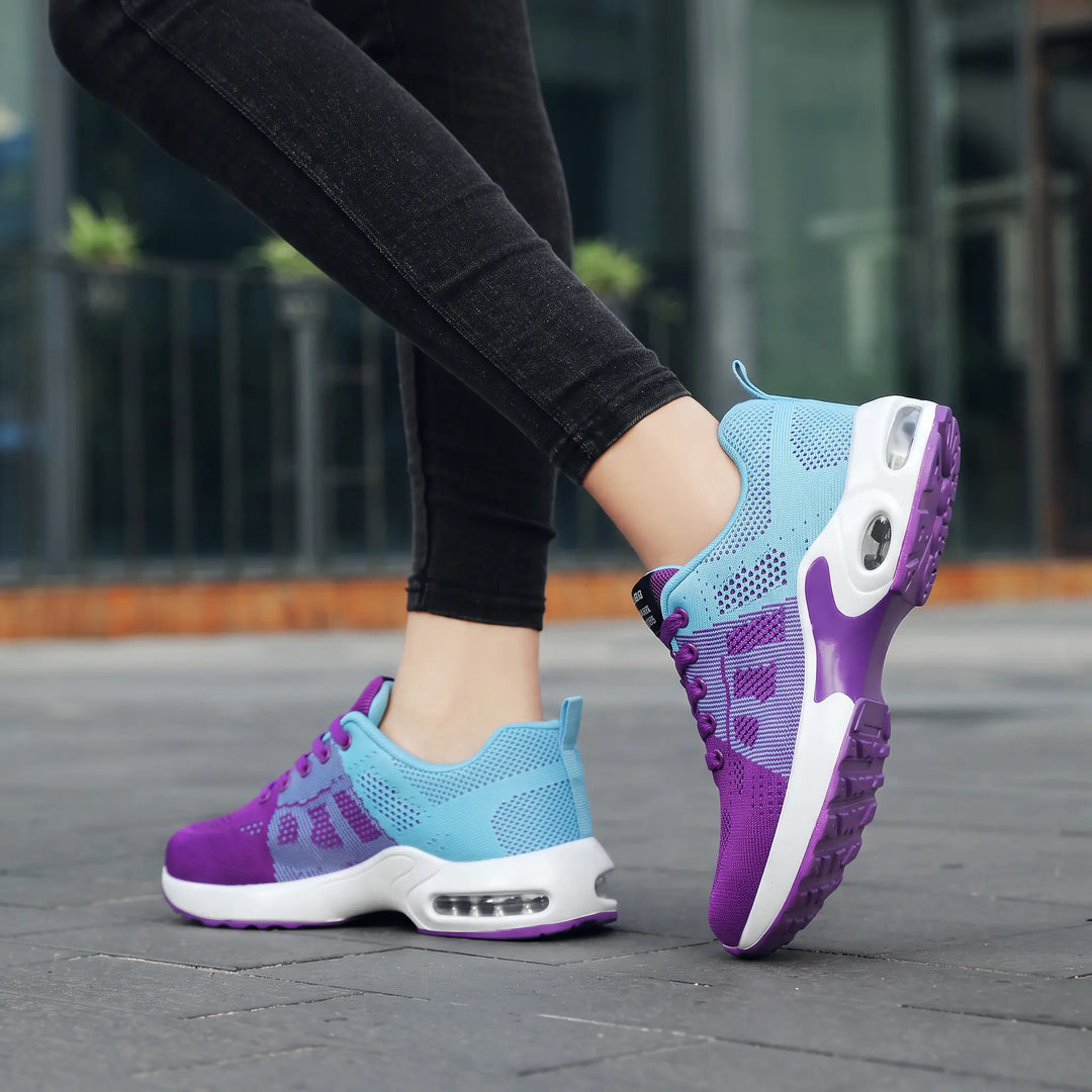 Vibrant violet and sky blue Kryxa women&