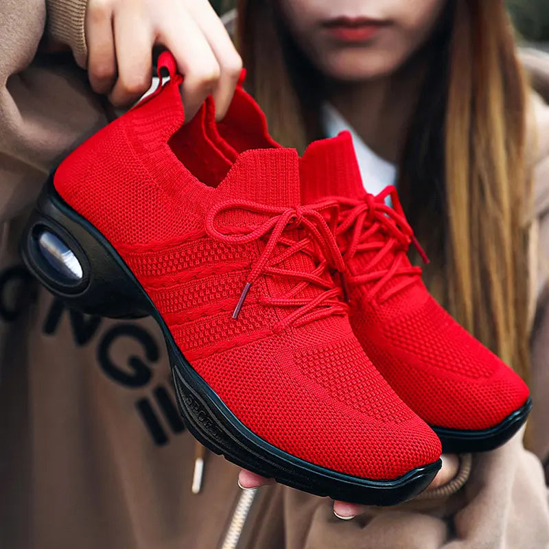 Vibrant crimson red Kynax women&