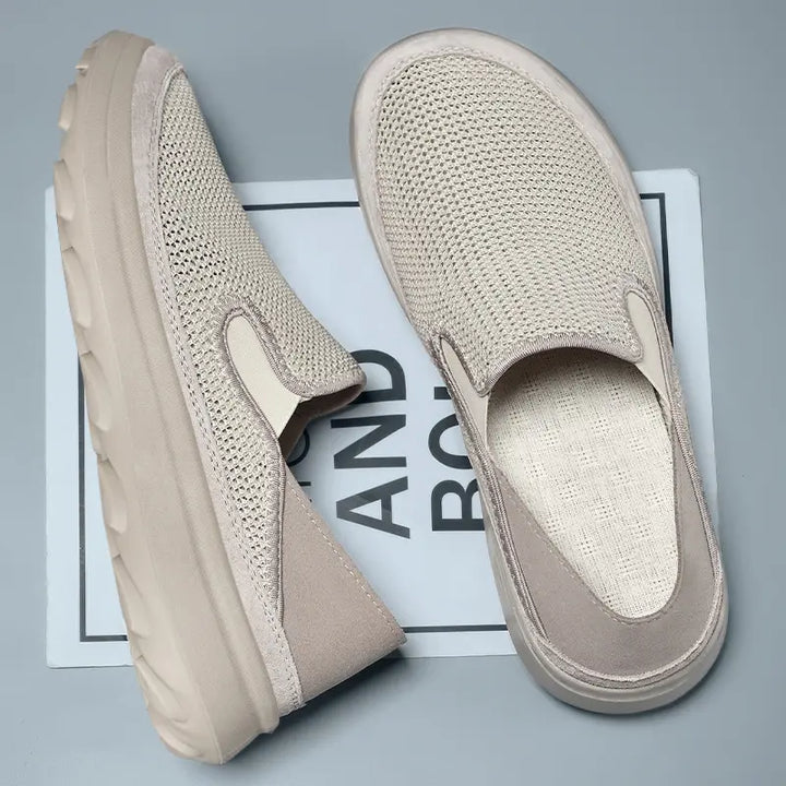 Pair of sandy beige men&