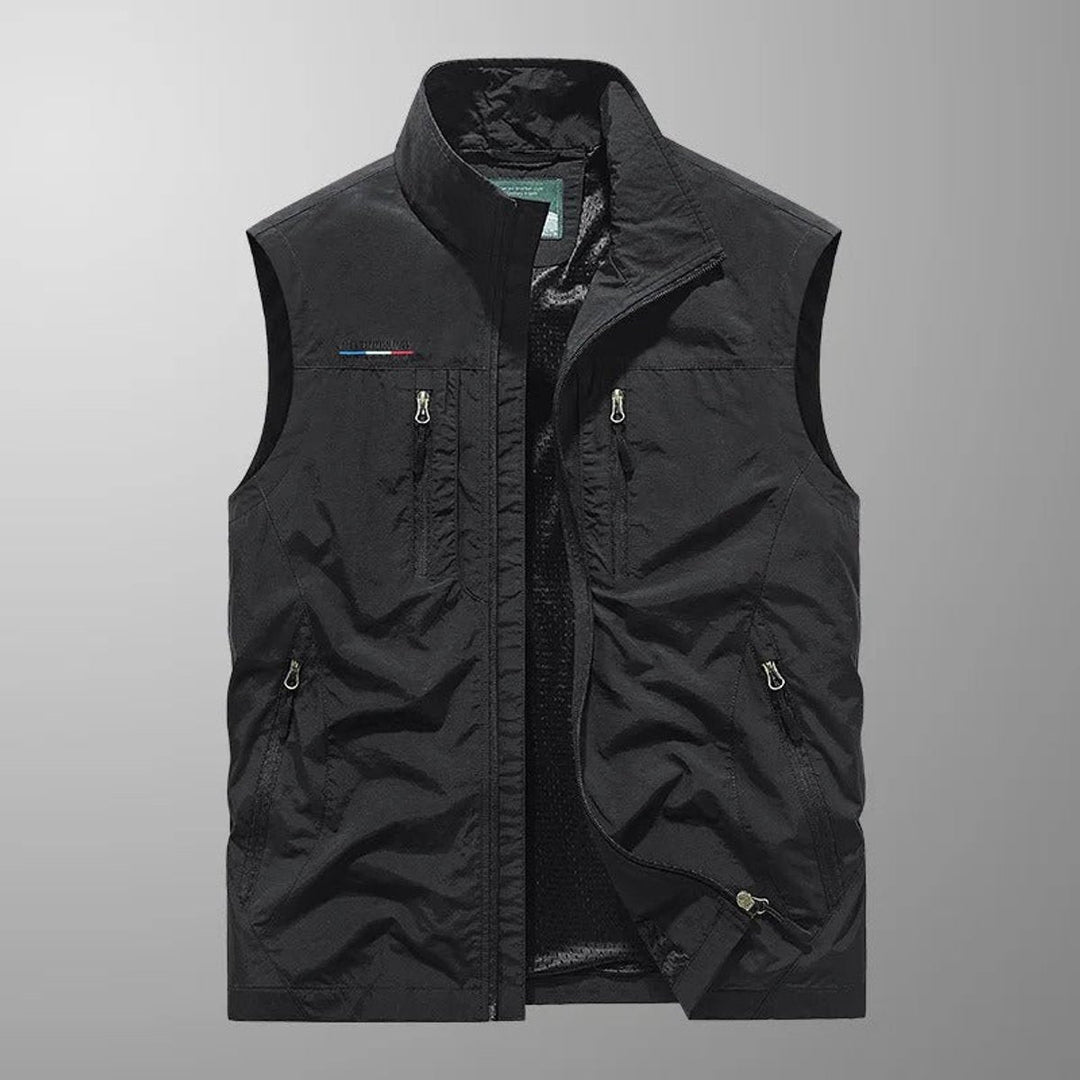 Mens Lightweight Multi-Pocket Outdoor Gilet