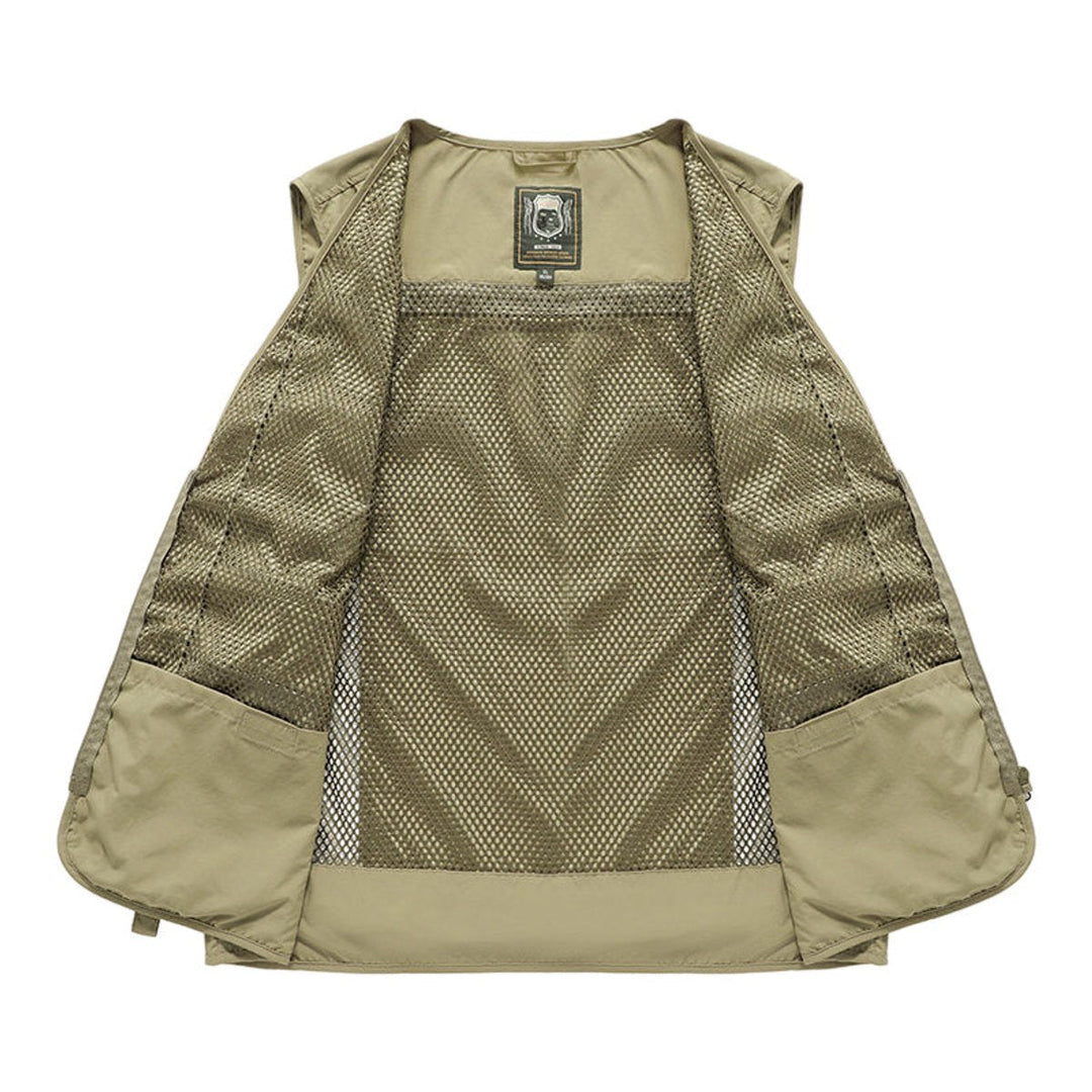 Mens Multi-Pocket Lightweight Outdoor Gilet