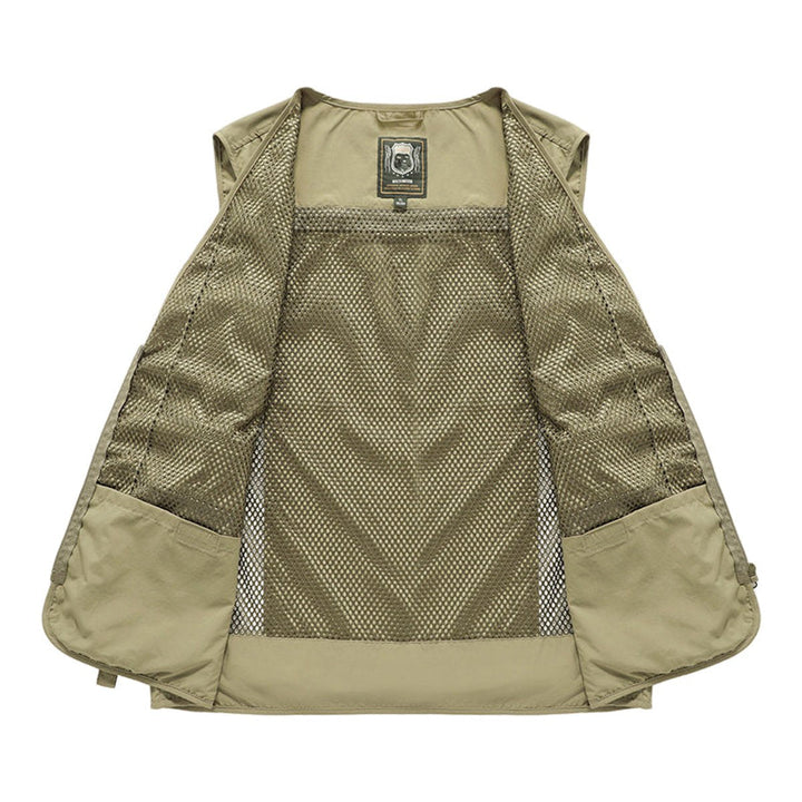 Mens Multi-Pocket Lightweight Outdoor Gilet