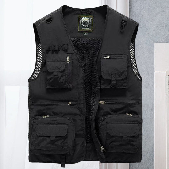 Mens Multi-Pocket Lightweight Outdoor Gilet