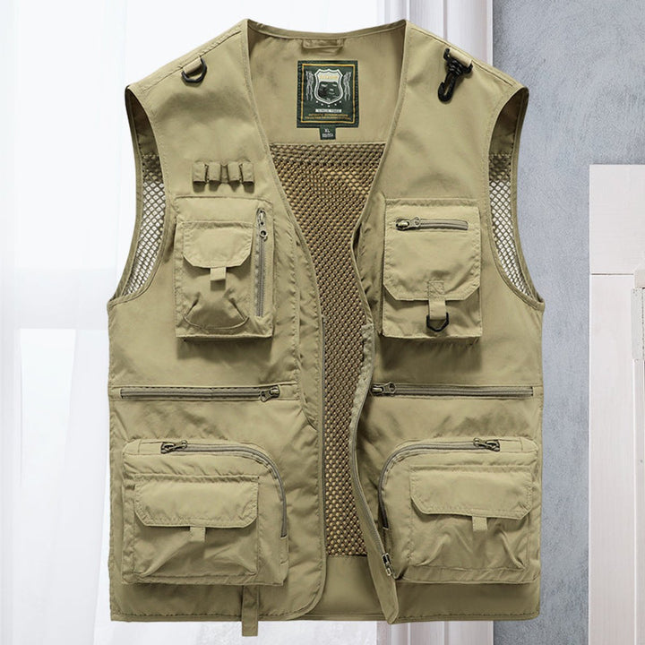 Mens Multi-Pocket Lightweight Outdoor Gilet