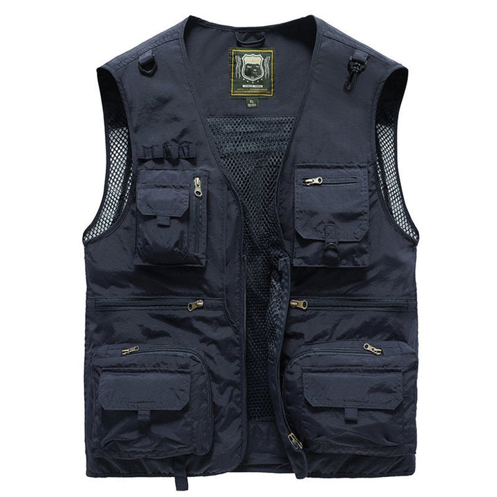 Mens Multi-Pocket Lightweight Outdoor Gilet