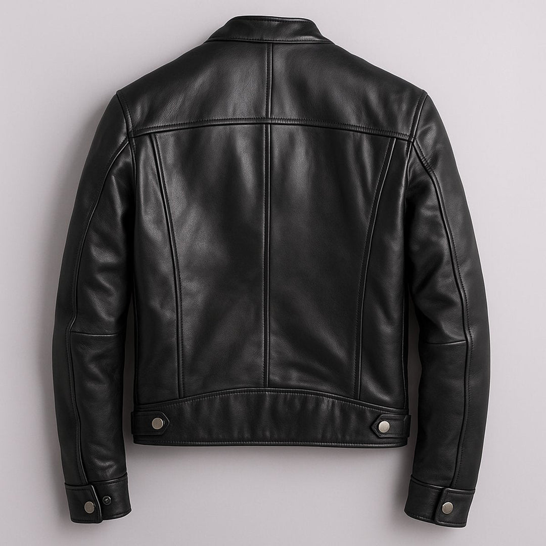 Mens Quilted Biker Jacket