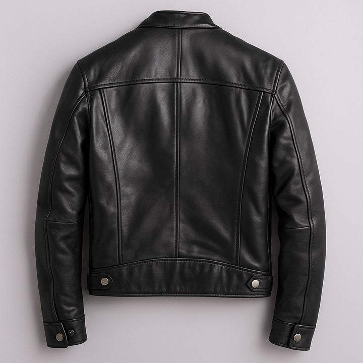 Mens Quilted Biker Jacket