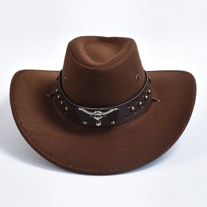 Wide Brim Western Cowboy Hat