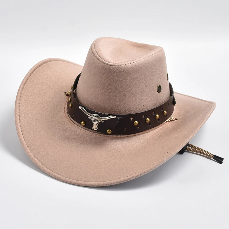 Wide Brim Western Cowboy Hat