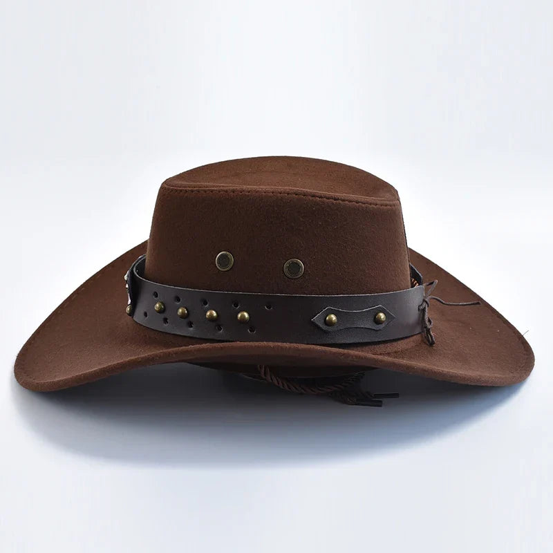 Wide Brim Western Cowboy Hat