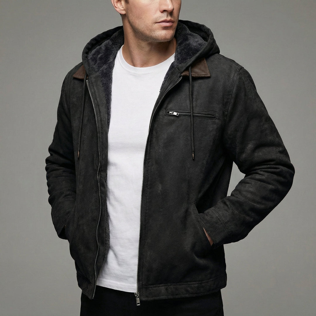 Mens Utility Winter Coat with Zip Pockets